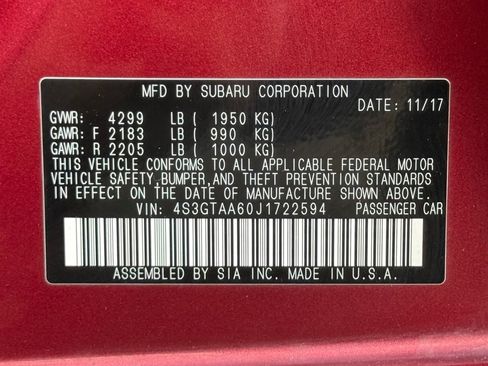 Used 2018 Subaru Impreza 2.0i AWD/4WD image 35