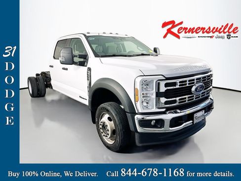 Used 2024 Ford F550 4x4 Crew Cab Super Duty w/ Snow Plow Prep Package image 1