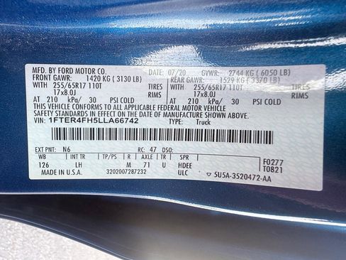 Used 2020 Ford Ranger XLT w/ Equipment Group 301A Mid AWD/4WD image 19