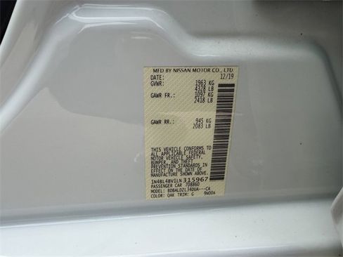 Used 2020 Nissan Altima 2.5 S image 26