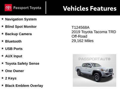 Used 2019 Toyota Tacoma TRD Off-Road image 9