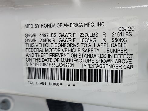 Used 2020 Acura TLX Standard image 29