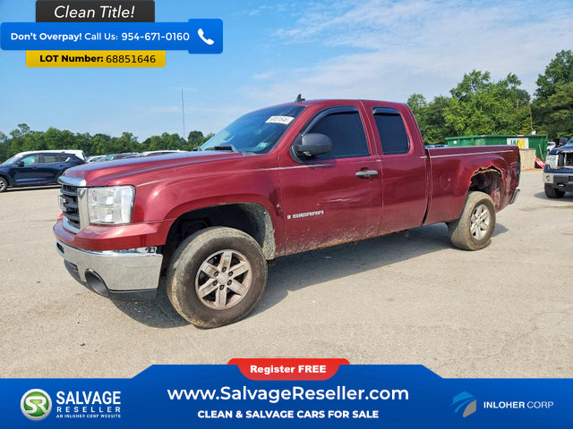 Used 2009 GMC Sierra 1500 SLE w/ Power Pack Plus AWD/4WD image 1