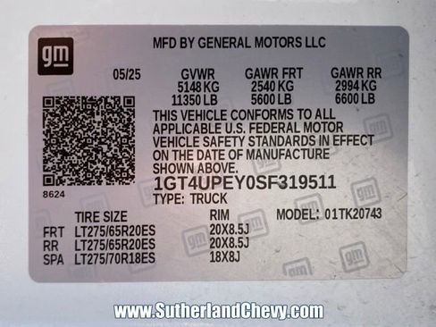 Used 2025 GMC Sierra 2500 AT4 AWD/4WD image 62