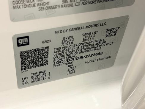 Certified 2023 Chevrolet Silverado 1500 High Country w/ High Country Premium Package image 26