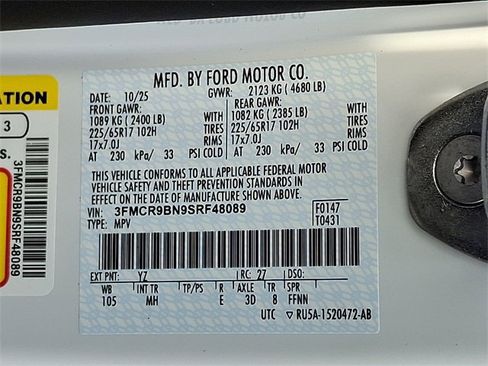 New 2025 Ford Bronco Sport Big Bend w/ Convenience Package image 16