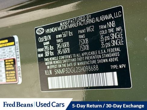 Certified 2025 Hyundai Santa Fe XRT AWD/4WD image 40