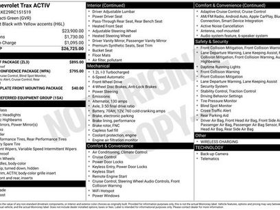 Used 2024 Chevrolet Trax ACTIV w/ Sunroof Package