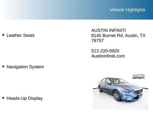 Used 2016 MAZDA MAZDA6 Grand Touring FWD image 9