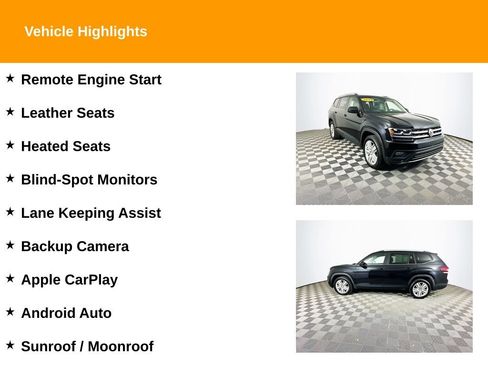 Used 2019 Volkswagen Atlas SE w/ Panoramic Sunroof Package AWD/4WD image 2