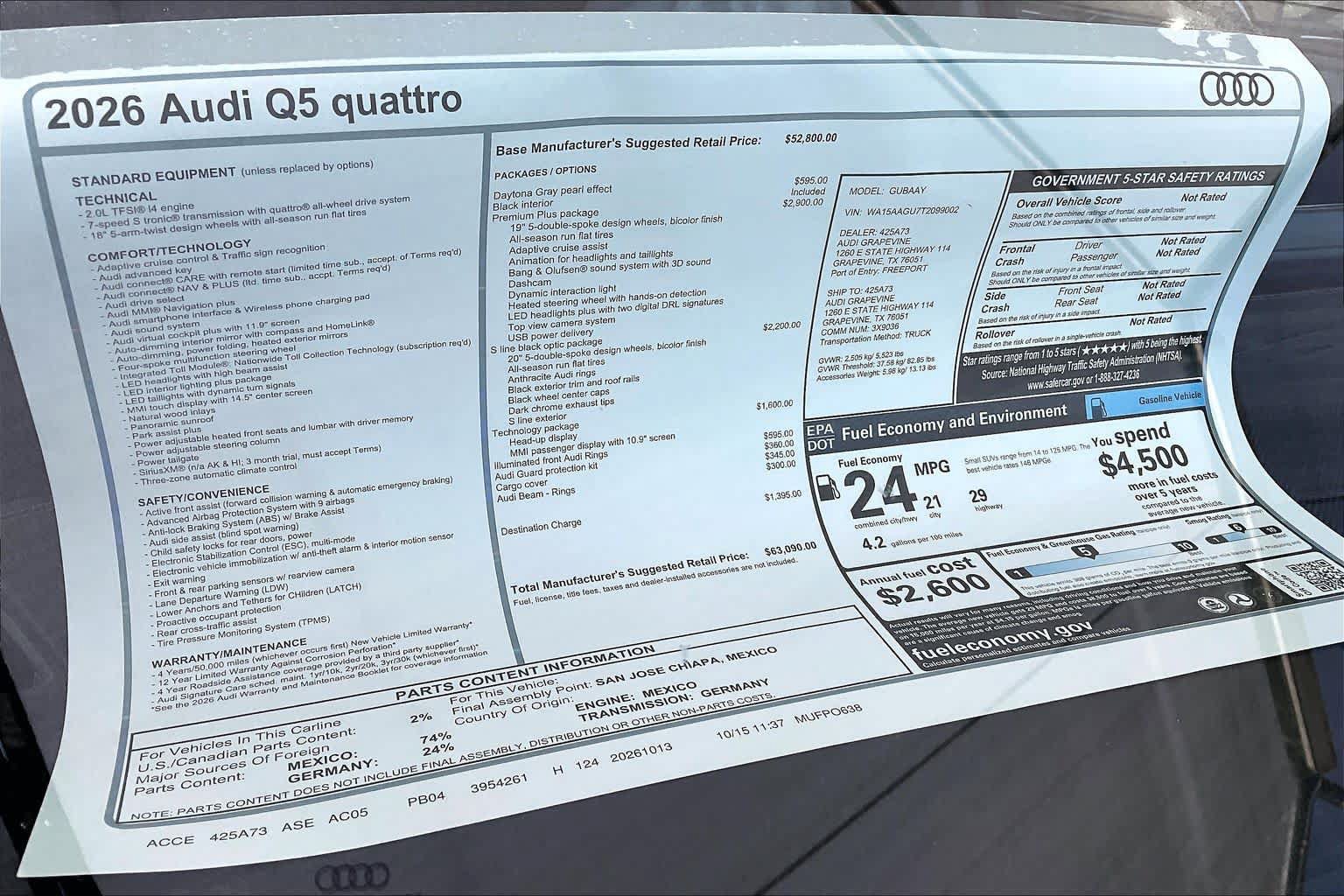 New 2026 Audi Q5 Premium Plus AWD/4WD image 19