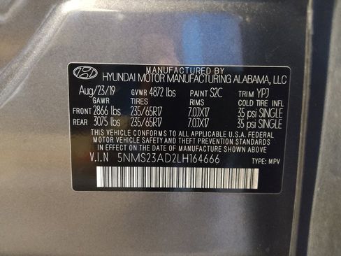 Used 2020 Hyundai Santa Fe SE FWD image 33