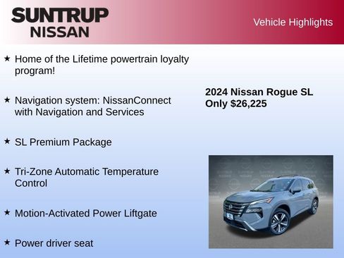 Used 2024 Nissan Rogue SL w/ SL Premium Package image 8