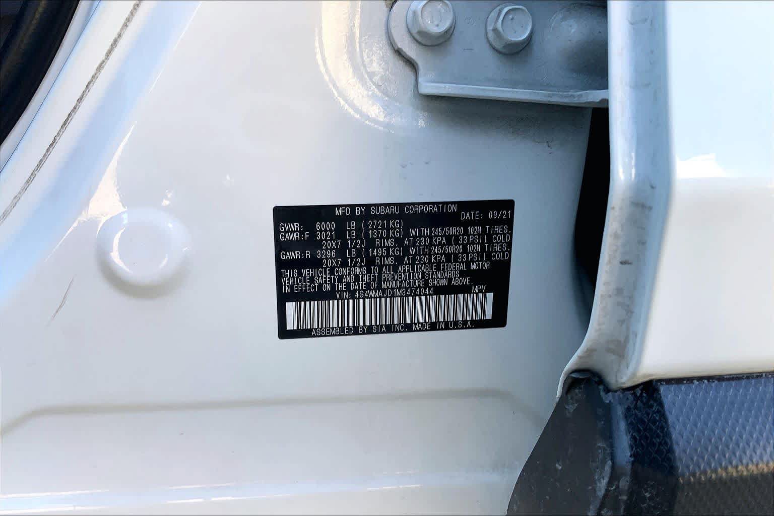 Used 2021 Subaru Ascent Limited AWD/4WD image 33