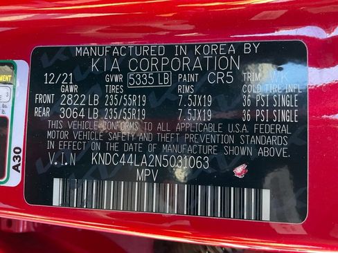 Used 2022 Kia EV6 GT-Line w/ GT-Line Suede Seat Package RWD image 21