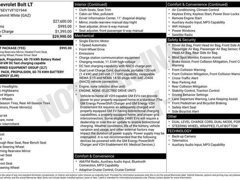 New 2027 Chevrolet Bolt LT w/ Comfort Package FWD image 4