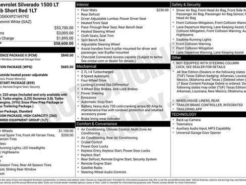 Used 2023 Chevrolet Silverado 1500 LT w/ Convenience Package II AWD/4WD image 13