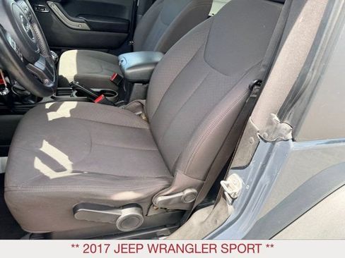 Certified 2017 Jeep Wrangler Sport w/ Quick Order Package 23S AWD/4WD image 13