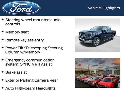 Certified 2023 Ford F150 Lariat w/ Equipment Group 502A High AWD/4WD image 9