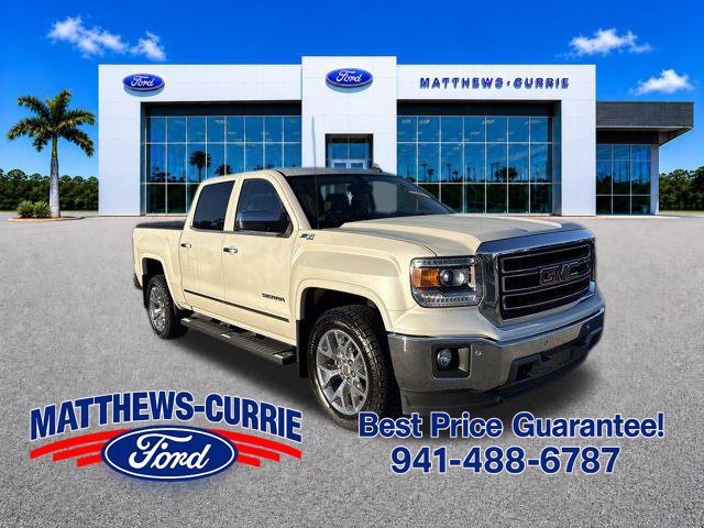 Used 2015 GMC Sierra 1500 SLT w/ SLT Crew Cab Value Package AWD/4WD image 1