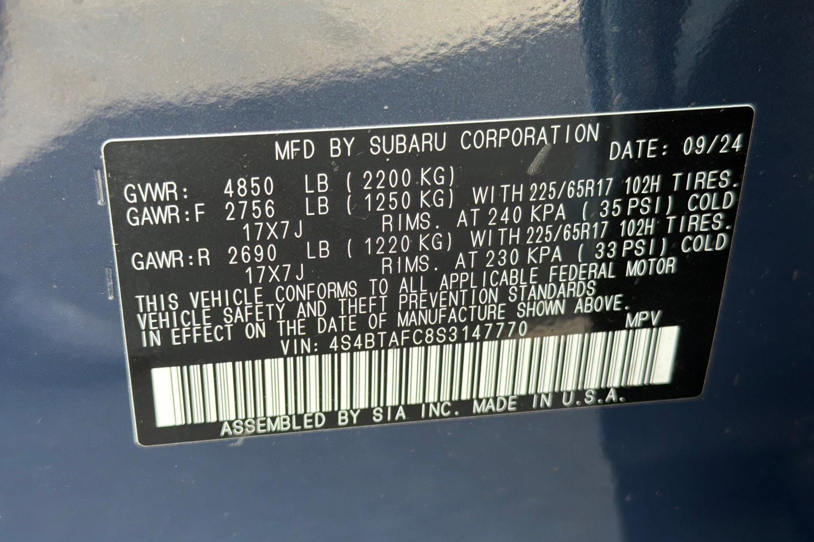 Used 2025 Subaru Outback Premium AWD/4WD image 26