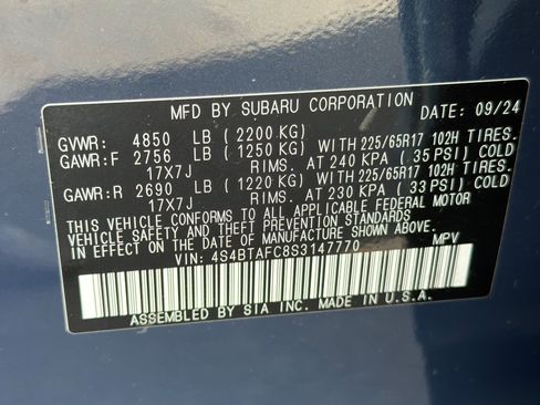 Used 2025 Subaru Outback Premium AWD/4WD image 26