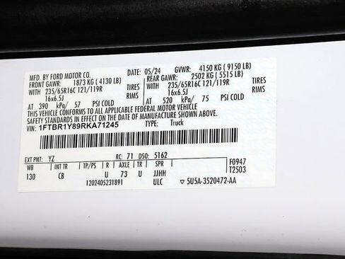 Used 2024 Ford Transit 250 Low Roof w/ Exterior Upgrade Package RWD image 34
