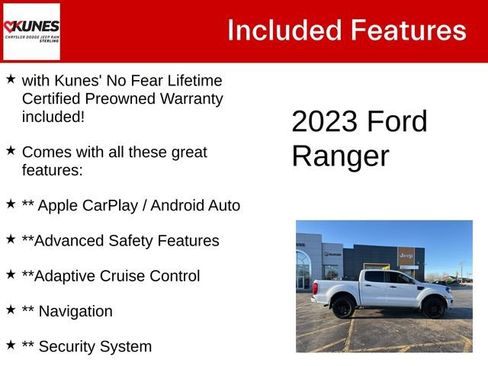 Used 2023 Ford Ranger XLT w/ Equipment Group 302A High image 4