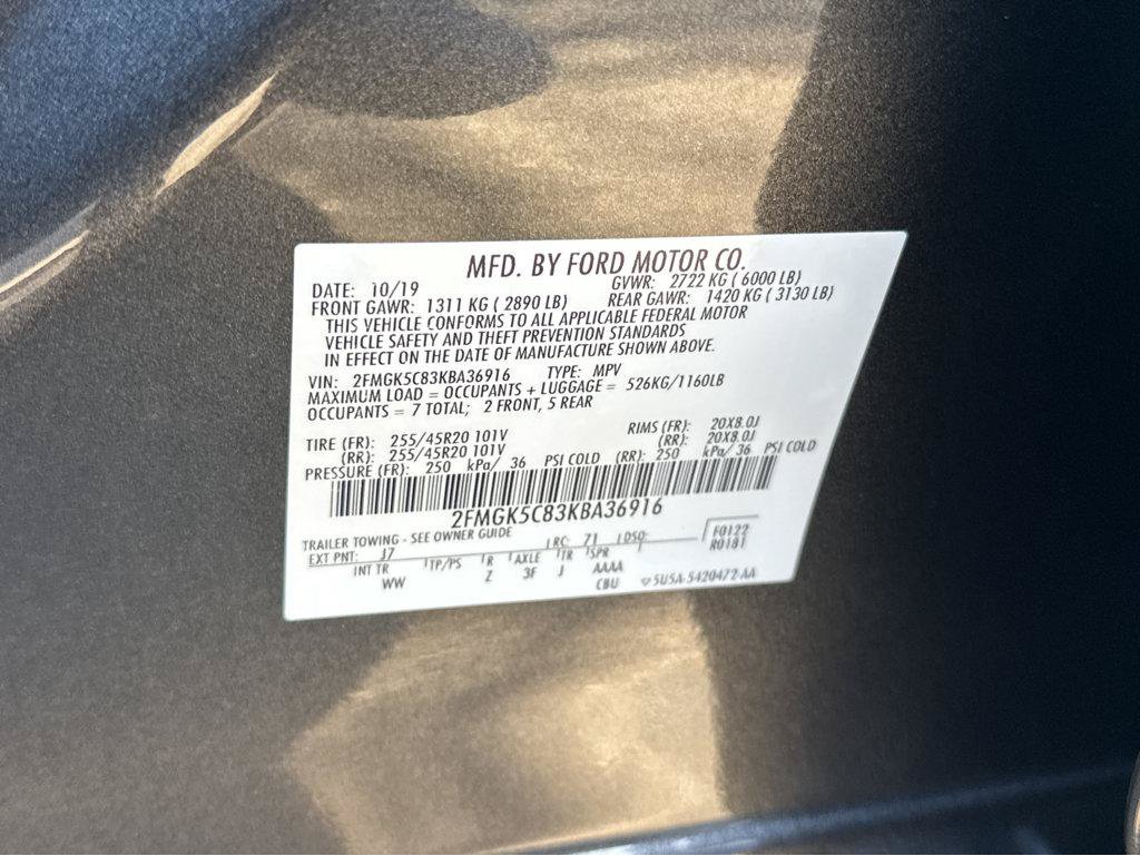 Used 2019 Ford Flex SEL w/ Equipment Group 202A FWD image 42