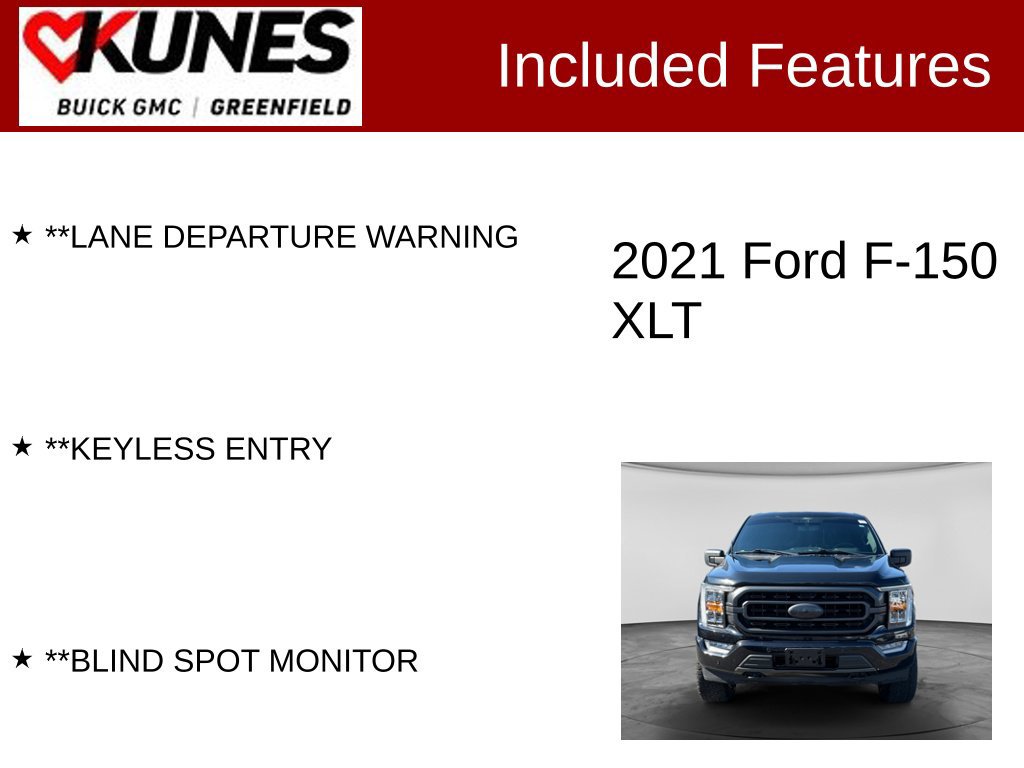 Used 2021 Ford F150 XLT w/ Equipment Group 302A High AWD/4WD image 3