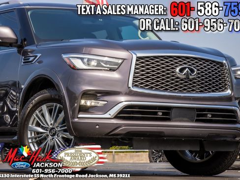 Used 2022 INFINITI QX80 Luxe w/ All-Season Package RWD image 2
