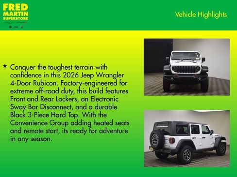 New 2026 Jeep Wrangler Rubicon image 8