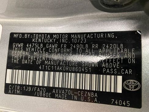 Used 2024 Toyota Camry LE FWD image 24
