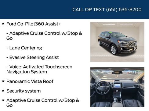 Used 2020 Ford Edge Titanium w/ Class II Trailer Tow Package image 10