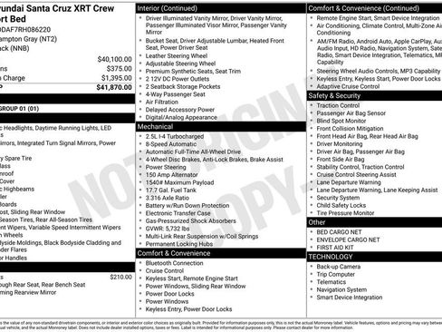 Used 2024 Hyundai Santa Cruz XRT AWD/4WD image 40