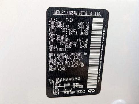 Used 2024 INFINITI QX80 Luxe image 32