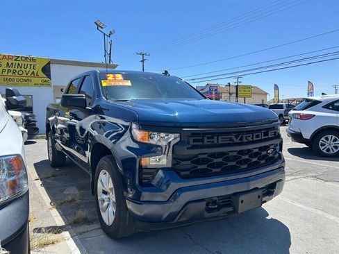 Used 2023 Chevrolet Silverado 1500 Custom w/ LPO, Dark Essentials Package RWD image 2