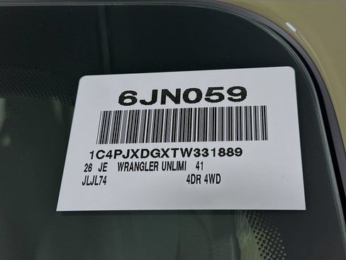 New 2026 Jeep Wrangler Unlimited Sport AWD/4WD image 16