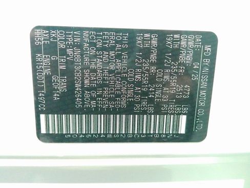 New 2025 Nissan Rogue SL w/ Tech Package image 53