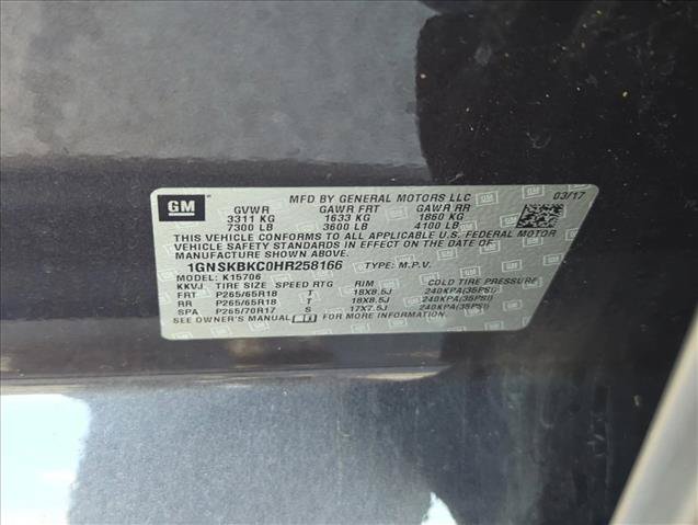 Used 2017 Chevrolet Tahoe LT AWD/4WD image 2