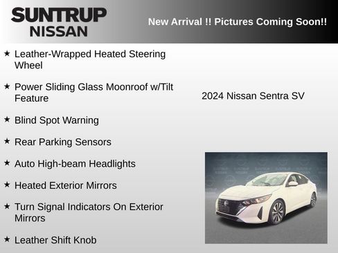 Used 2024 Nissan Sentra SV w/ SV Premium Package FWD image 9