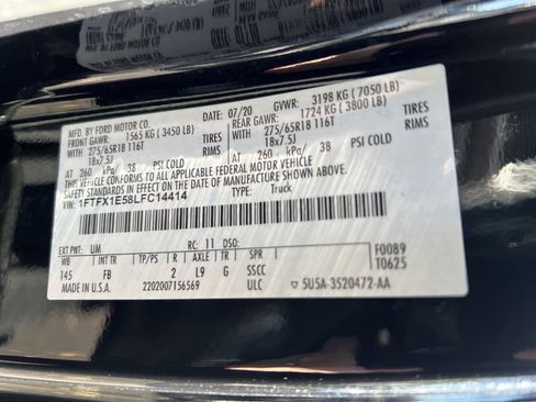 Used 2020 Ford F150 XLT w/ Equipment Group 302A Luxury image 34