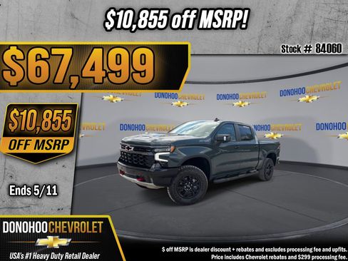 New 2026 Chevrolet Silverado 1500 ZR2 AWD/4WD image 1