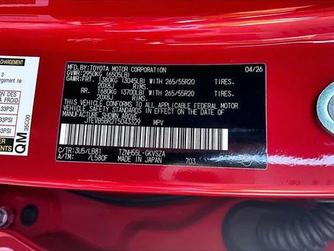 Used 2026 Toyota 4Runner Platinum AWD/4WD image 34