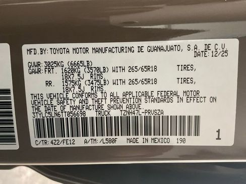 New 2026 Toyota Tacoma TRD Sport image 24