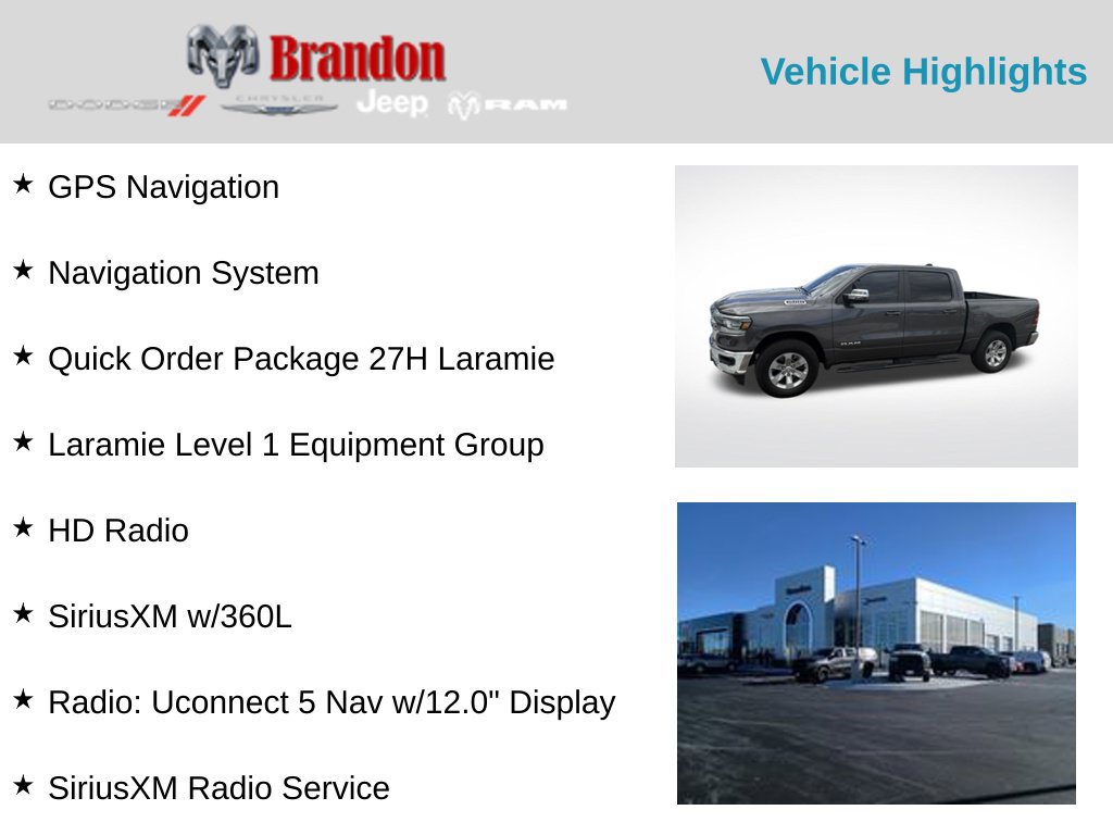 Used 2024 RAM 1500 Laramie AWD/4WD image 2