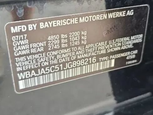 Used 2018 BMW 530i RWD image 56