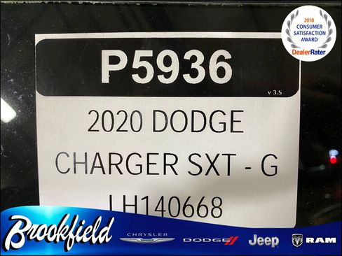 Used 2020 Dodge Charger SXT w/ Leather Interior Group image 34