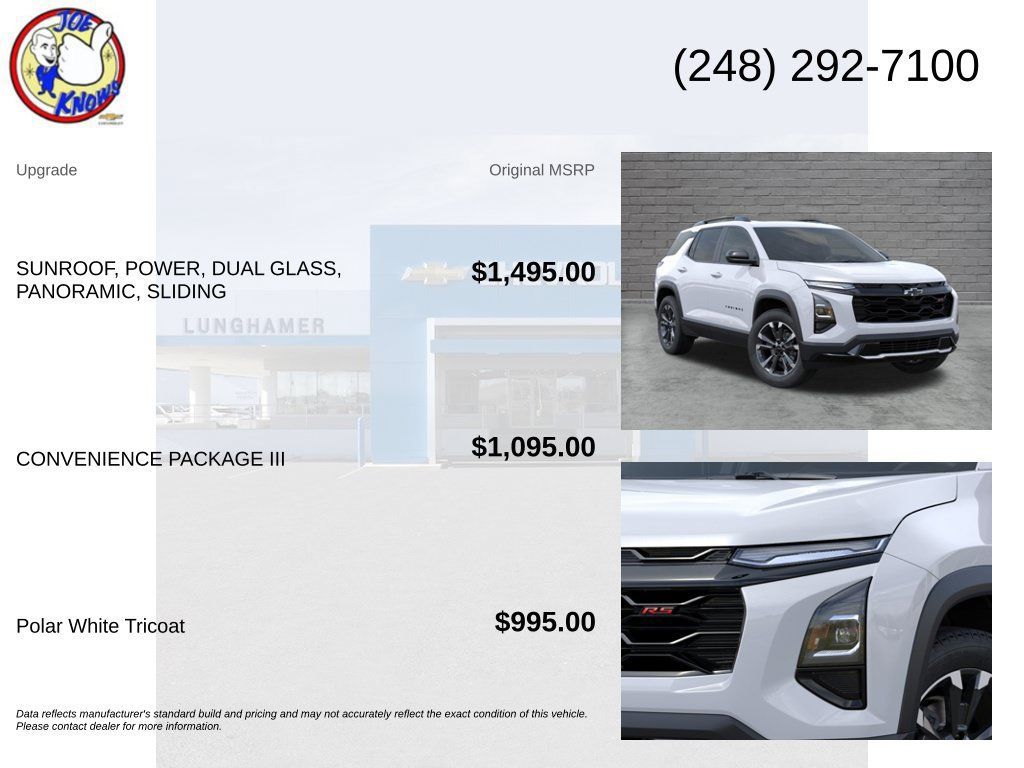 New 2027 Chevrolet Equinox RS w/ Convenience Package III AWD/4WD image 5