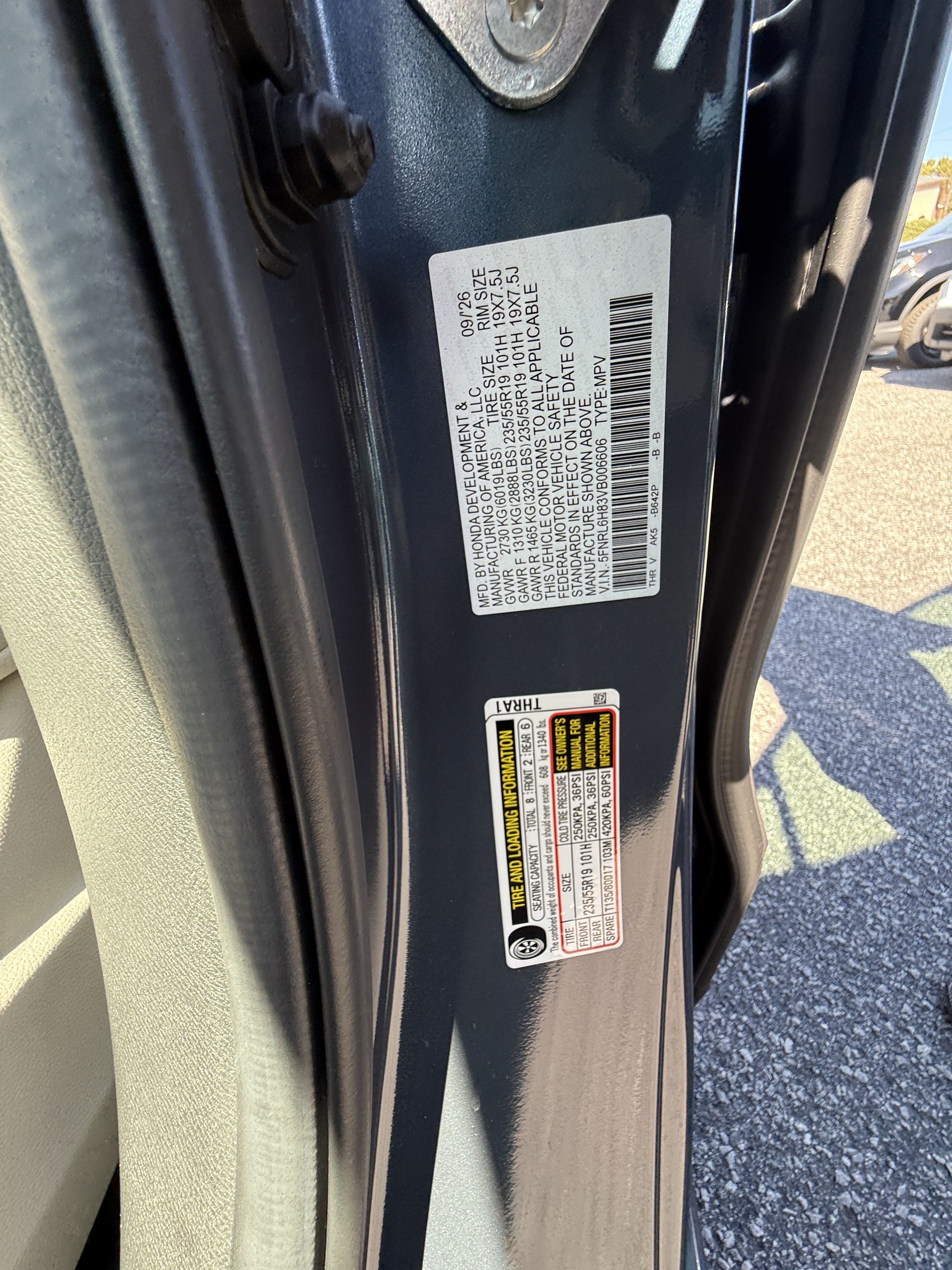 New 2027 Honda Odyssey Touring image 38